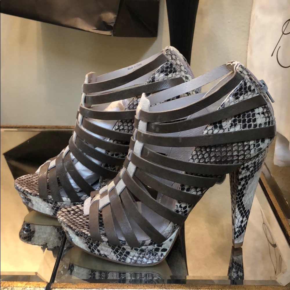 7 For All Mankind Cage Sandal